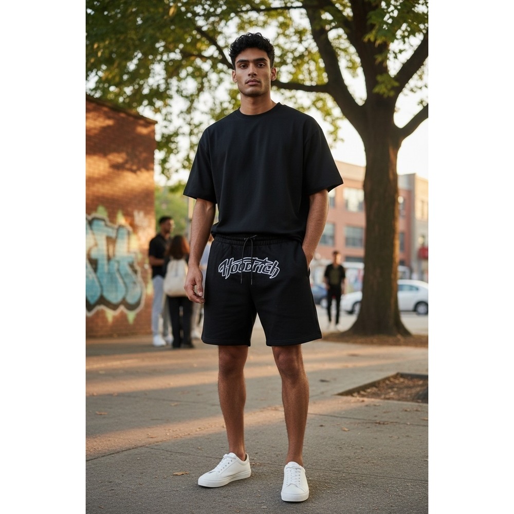 Hood Rich Mens Athletic Shorts Size Large